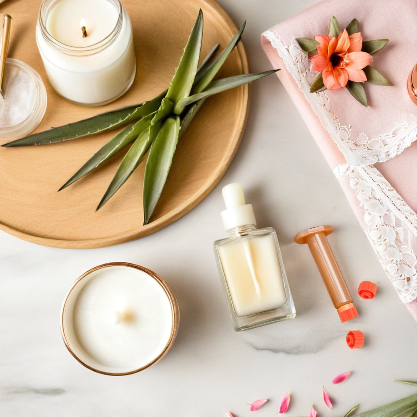 On Perfume & Fragrance Kota Bogor - ฝาปิดหัวฉีดแบบล็อค 100 ชิ้น ปิดสนิทด้วยเกลียว สำหรับกาว หมึก