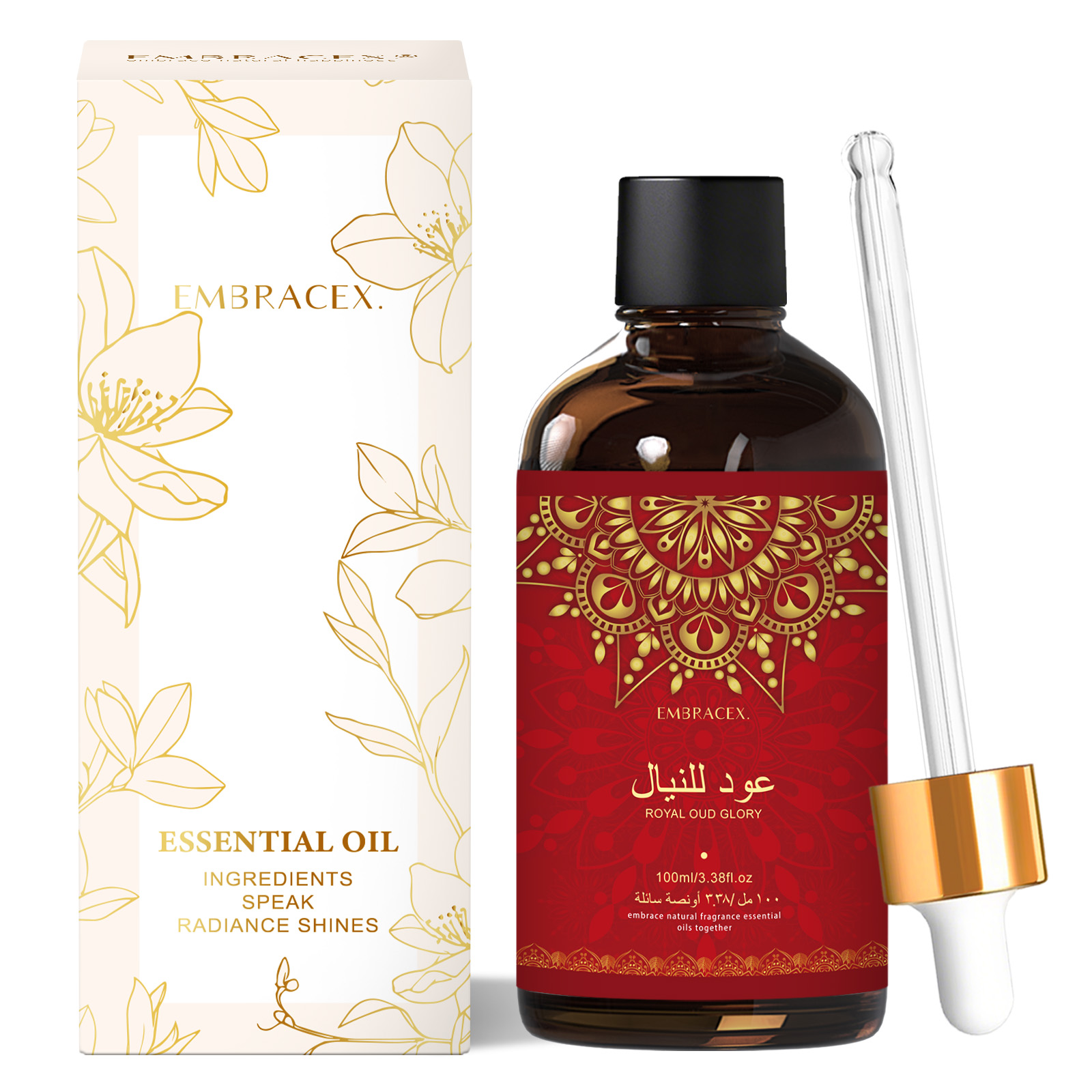 Xerjoff Perfume Fragrance - น้ำมันหอมระเหยรอยัลอูดกลอรี่ 100 มล. ของขวัญวันอีด อัล-ฟิตร น้ำหอมอาหรับ
