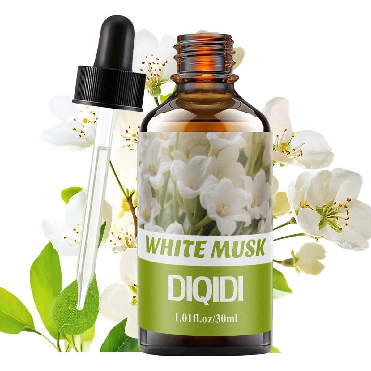Musk White Oil - น้ำมันหอมระเหยไวท์มัสค์，ดูแลผิวหน้า, อาบน้ำ, สปา น้ำมันหอมระเหย น้ำมันหอมบำบัด ผลิตภัณฑ์ใหม่