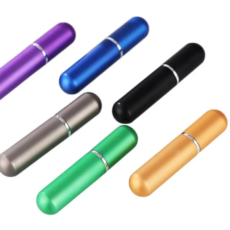 Perfume Fragrance Booster - 5/10pcs 5ml ขวดน้ําหอมรีฟิลมินิอลูมิเนียมสเปรย์น้ําหอมขวดคอนเทนเนอร์ Empty Atomizer ขวด