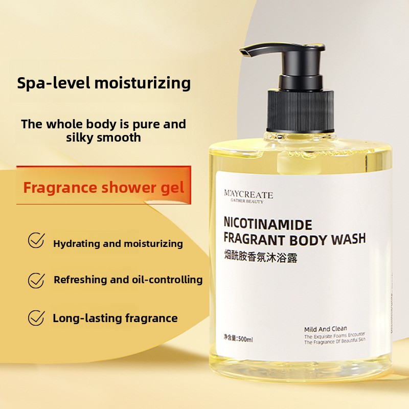Perfume Fragrance Lotion - ไนอาซินาไมด์ บอดี้ วอช โลชั่นบำรุงผิวกายและเพิ่มความชุ่มชื้น ขนาดใหญ่ กลิ่นหอมระดับน้ำหอมสำหรับผู้หญิง