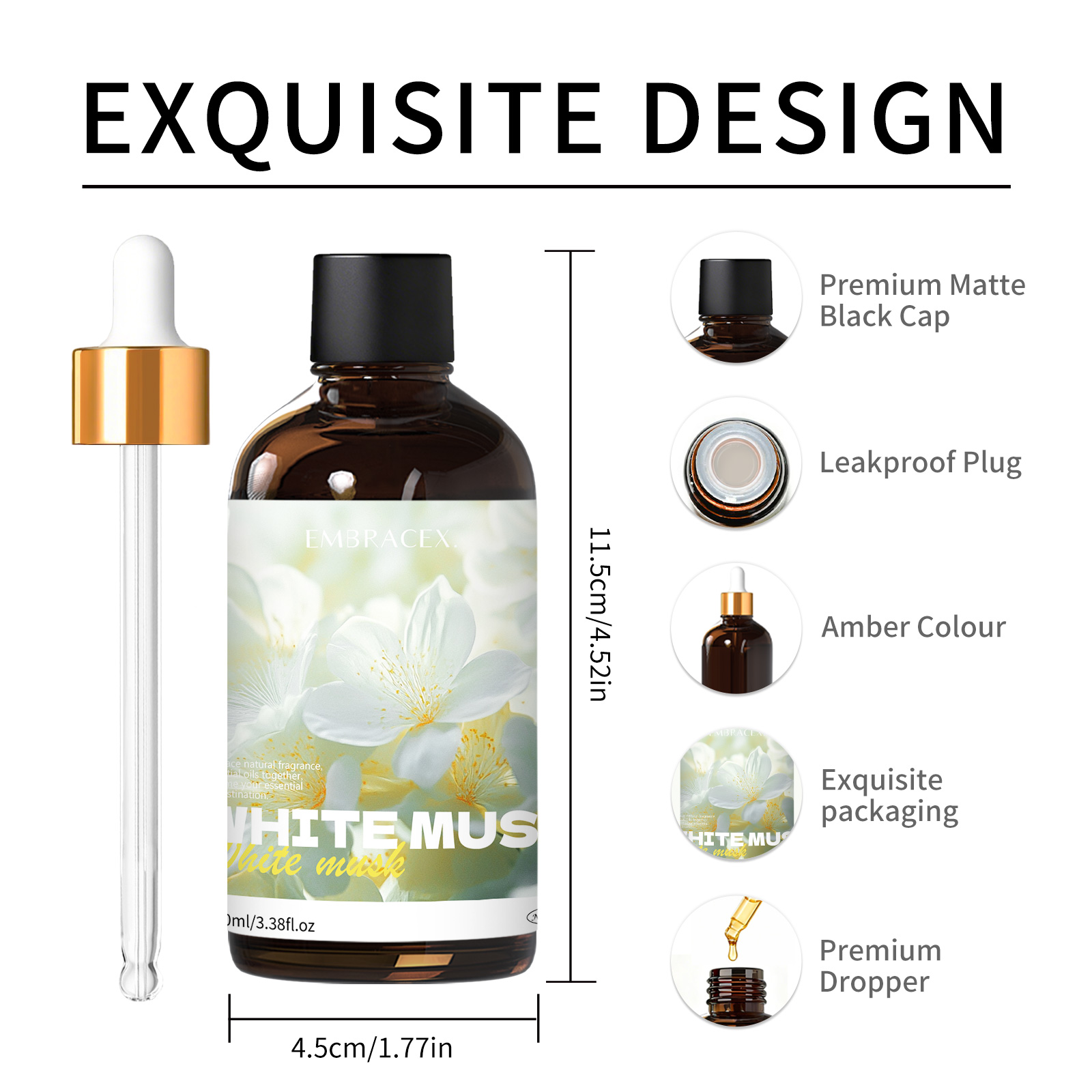 น้ำมันหอมระเหยจากพืชธรรมชาติไว - Musk White Oil บทวิจารณ์และราคา