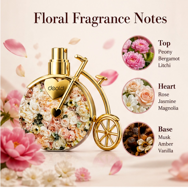 น้ำหอมสำหรับผู้หญิงลายดอกไม้ดี - Perfume High Fragrance บทวิจารณ์และราคา