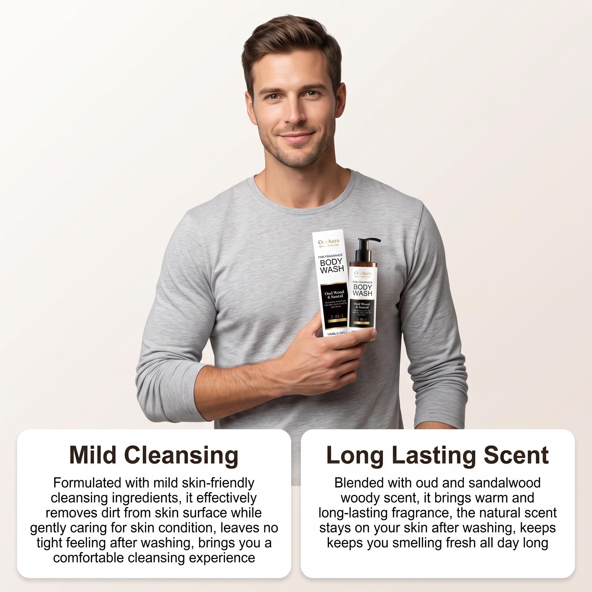 โอเชอรา ซานดาลวูด บอดี้ วอช กล - Perfume Fragrance Lotion บทวิจารณ์และราคา