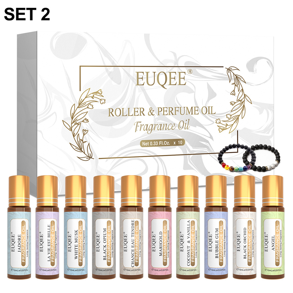 EUQEE 10PCS น้ํามันหอมระเหยชุด - Musk White Oil บทวิจารณ์และราคา