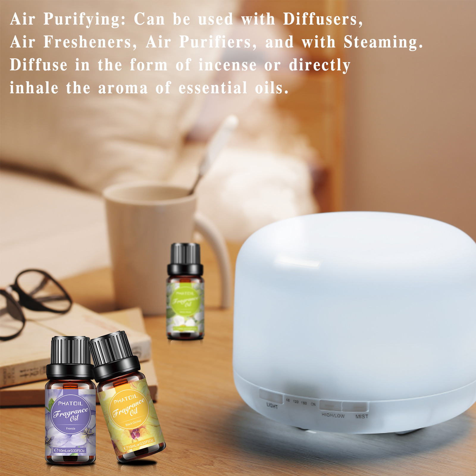 Phatoil ชุดน้ำมัน Essential 10 - Musk White Oil บทวิจารณ์และราคา