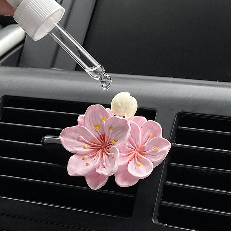คลิปหนีบปรับอากาศรูปดอกไม้ 1 ช - Fragrance Perfume Car บทวิจารณ์และราคา