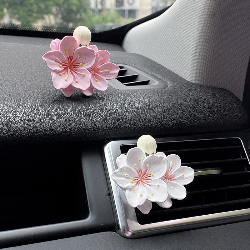 คลิปหนีบปรับอากาศรูปดอกไม้ 1 ช - Fragrance Perfume Car บทวิจารณ์และราคา