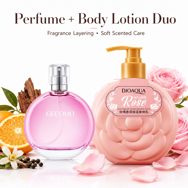 ชุดน้ำหอมสำหรับผู้หญิง GECOMO  - Perfume Fragrance Lotion บทวิจารณ์และราคา